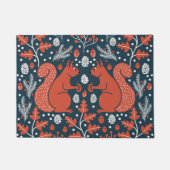 Paillasson Les écureuils rouges dans la forêt (Devant)