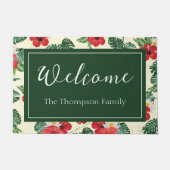 Paillasson Les fleurs tropicales du Lotus Blanc (Devant)