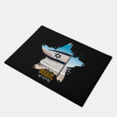 Paillasson Les Gardiens d'Israël IDF, nous vous saluons (Incliné)