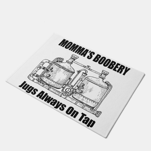 Paillasson Les Jugs De Booberie De Momma Toujours Sur Le Bac (Incliné)