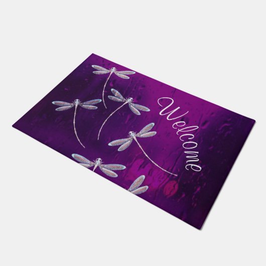Paillasson Les libellules dans l'eau (Incliné)