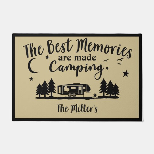 Paillasson Les meilleurs souvenirs sont Fade Camping Rug, Cam (Devant)