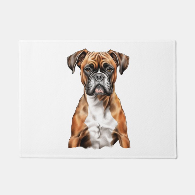 Paillasson Les potes de boxer les mignons dessins pour chien  (Devant)