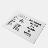 Paillasson Les Textes De La Vieille École, C'Est Une Question (Incliné)