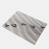 Paillasson Les traces dans la nature du sable Photo (Incliné)