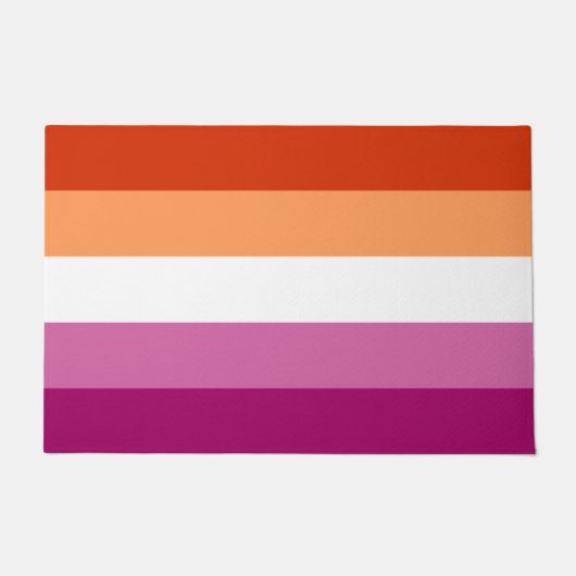 Paillasson Lesbian Pride Flag LGBTQ (Devant)