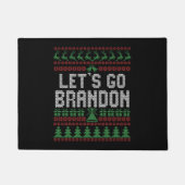 Paillasson Let's Go Brandon Funny Ugly Christmas Sweater (Devant)