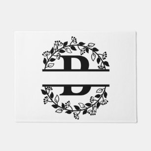 Paillasson Lettre B Monogramme Personnalisé