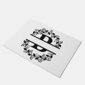 Paillasson Lettre B Monogramme Personnalisé (Incliné)