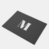 Paillasson LETTRE INITIALE GRECQUE CLAIR MONogramme Moderne (Incliné)