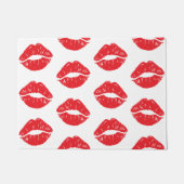 Paillasson Lèvres Rouges, Rouge À Lèvres, Baiser, Motif Des L (Devant)