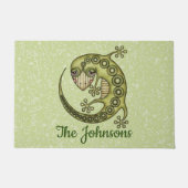 Paillasson Lézard vert (Devant)