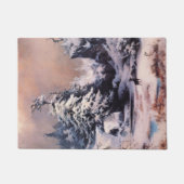 Paillasson L'hiver dans les Rocheuses (par Thomas Moran) (Devant)