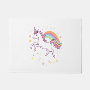Paillasson Licorne Étoile Arc-en-ciel (1)