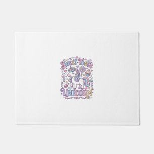 Paillasson Licorne Faible pour les Sucreries Licorne Merch De