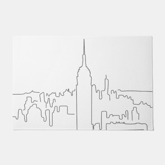 Paillasson Ligne minimale de New York (Devant)