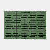 Paillasson Lignes atomiques vertes (Devant)