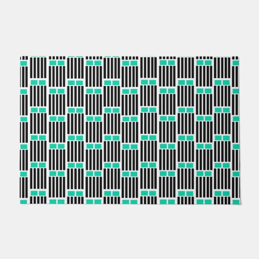 Paillasson Lignes et boîtes (Devant)