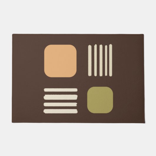 Paillasson Lignes minimalistes minimalistes modernes du milie (Devant)