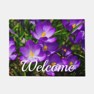 Paillasson Lilac Crocuses de bienvenue