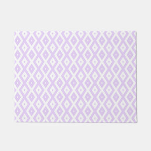 Paillasson Lilac motif de diamants violet et blanc