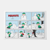 Paillasson Linus Construit Un Snowman (Devant)