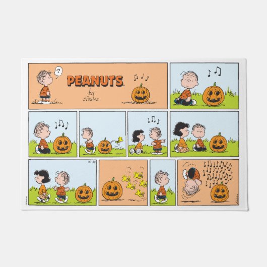 Paillasson Linus & Lucy | Chanter Jack-O-Lantern (Devant)