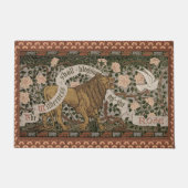 Paillasson Lion Dove Wilderness Roses Walter Crane (Devant)