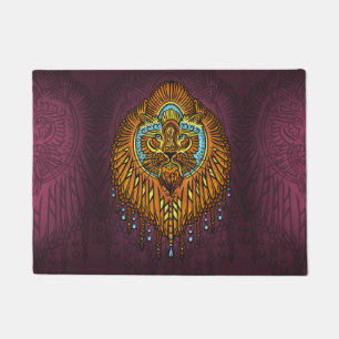 Paillasson Lion Regal Spirit La Rue Mandala Tribale Ornée