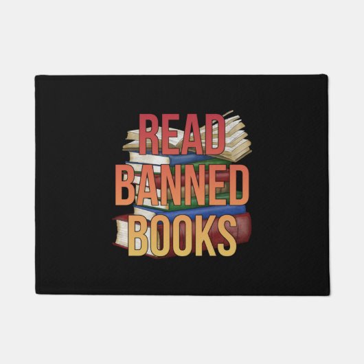 Paillasson Lire Livres interdits Librarian Bookworm Lecteur d (Devant)
