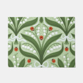 Paillasson Lit de la vallée et la symétrie des coccinelles en (Devant)