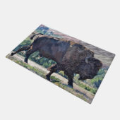 Paillasson L'itinérance de bison américain dans les prairies (Incliné)
