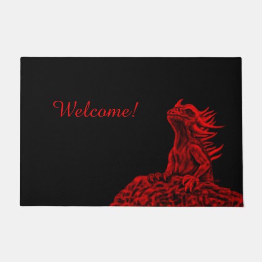 Paillasson Little red Dragon (Devant)