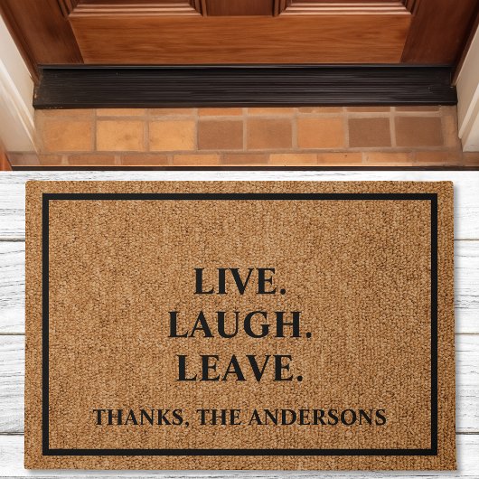 Paillasson Live Lauder Leave Custom Introvert Funny Doormat