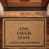Paillasson Live Lauder Leave Custom Introvert Funny Doormat
