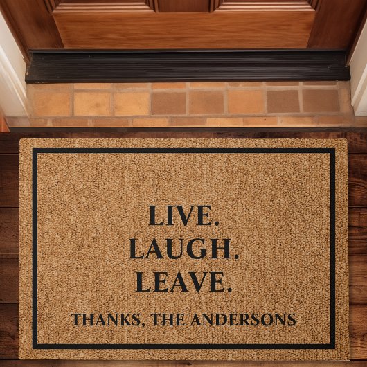 Paillasson Live Lauder Leave Custom Introvert Funny Doormat