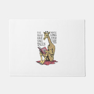 Paillasson Livre amusant Giraffe Longue Forme Lire Contes lon