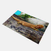 Paillasson Lizard de dragon à tête adulte (Incliné)
