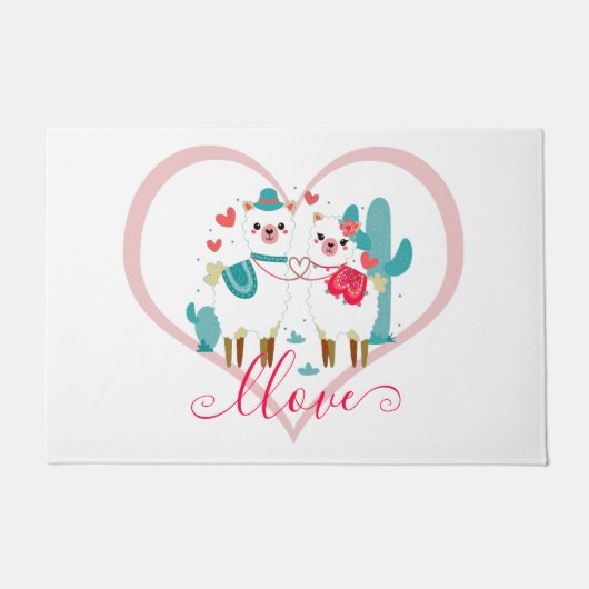 Paillasson Llama Llove (Devant)