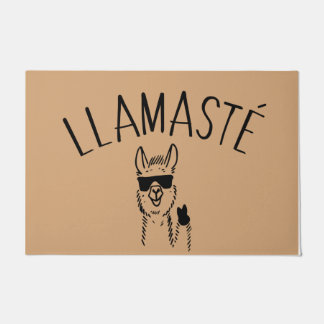 Paillasson Llamaste Doormat, Llama Welcome Mat