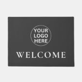 Paillasson Logo d'accueil gris l Marque professionnelle (Devant)