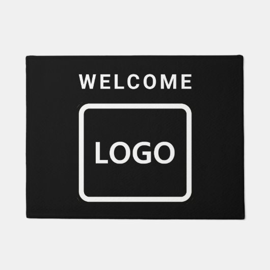 Paillasson Logo d'affaires élégant moderne professionnel (Devant)