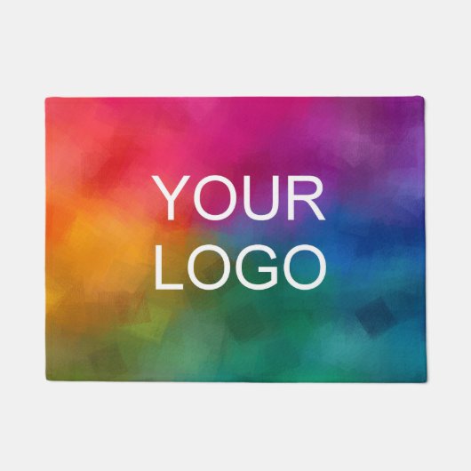 Paillasson Logo des clients Ajouter un Modèle de texte (Devant)