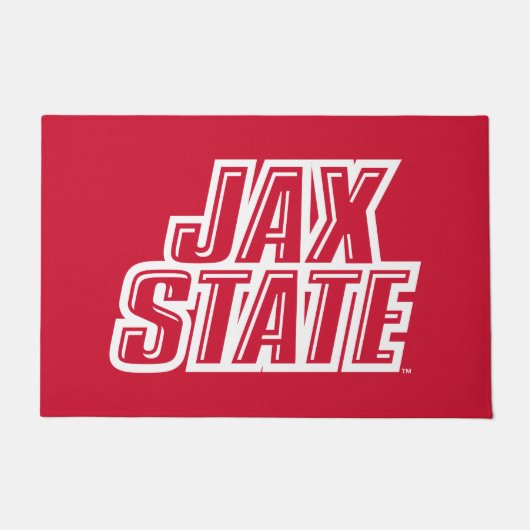 Paillasson Logo d'état de Jacksonville State University JAX S (Devant)