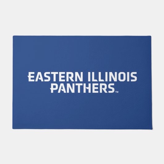 Paillasson Logo du texte Eastern Illinois Panthers (Devant)