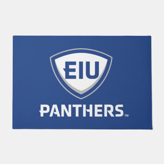 Paillasson Logo Eastern Illinois Panthers Shield & Wordmark (Devant)