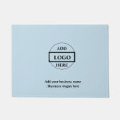 Paillasson Logo personnalisé simple et élégant ici    entrepr (Devant)