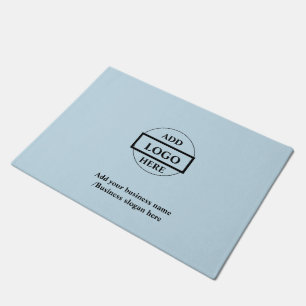 Paillasson Logo personnalisé simple et élégant ici entrepr