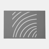 Paillasson Logo personnalisé simple et élégant ici société t (Devant)