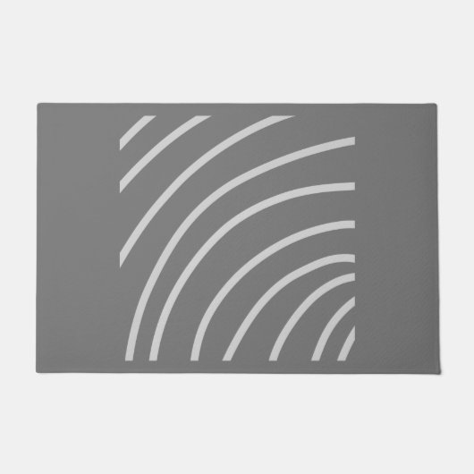 Paillasson Logo personnalisé simple et élégant ici société t  (Devant)